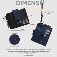 Gambar CARD HOLDER WATERPROOF NECK BAG DOMPER KARTU COIN - Biru dari HEYLOOK PROJECT Kota Tangerang 4 Tokopedia