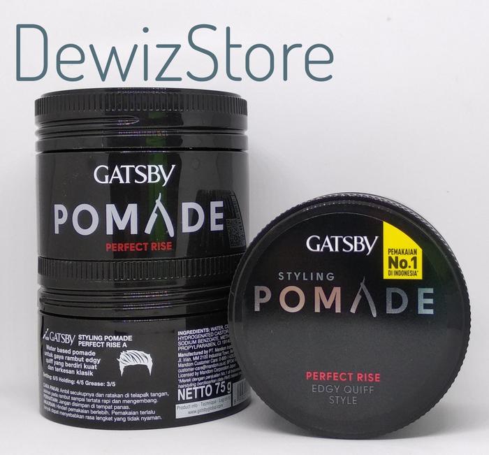 Gambar GATSBY STYLING POMADE PERFECT RISE (EDGY QUIFF) - 75GR dari Dewiz Store Kota Administrasi Jakarta Barat Tokopedia