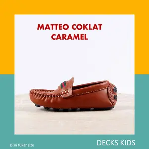 sepatu anak slip on laki laki DK Matteo series