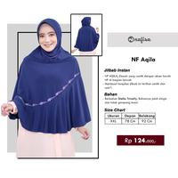 Gambar Nafisa Aqila | Jilbab Instan Syar'i | Kerudung Bergo Bordir Premium - Pink Fanta dari Hijab Nafisa_NEW Kota Surabaya 5 Tokopedia