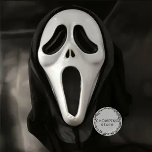 Topeng Pesta Halloween Cosplay Scream Kostum Seram Scary Skull Mask