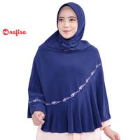 Gambar Nafisa Aqila | Jilbab Instan Syar'i | Kerudung Bergo Bordir Premium - Pink Fanta dari Hijab Nafisa_NEW Kota Surabaya 2 Tokopedia