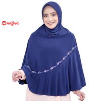 Gambar Nafisa Aqila | Jilbab Instan Syar'i | Kerudung Bergo Bordir Premium - Pink Fanta dari Hijab Nafisa_NEW Kota Surabaya 1 Tokopedia
