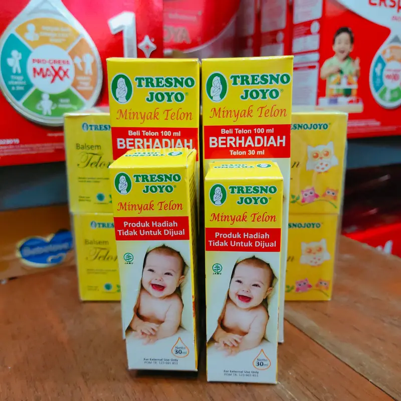 minyak telon tresnojoyo 100ml free 30ml 0