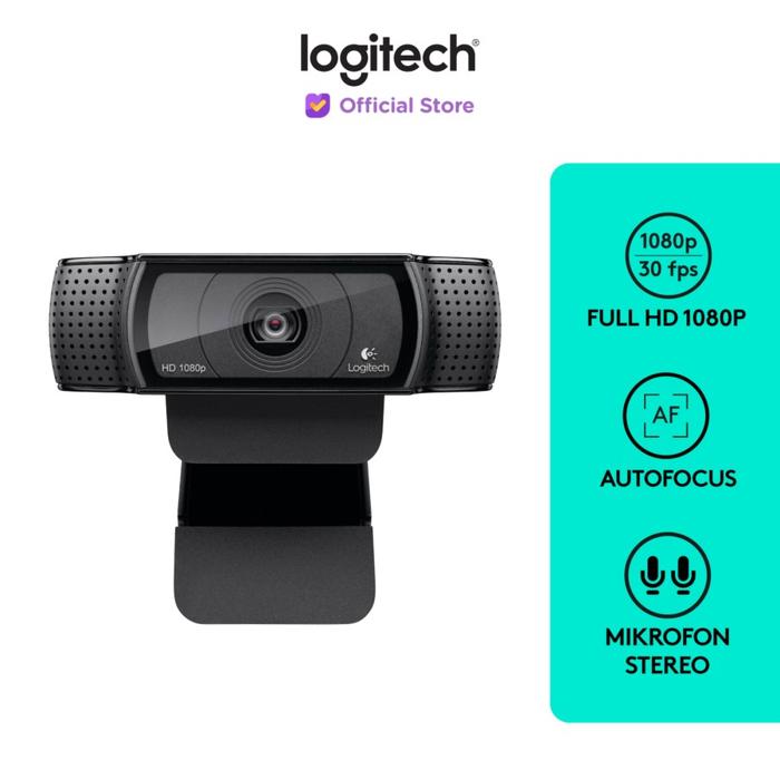Gambar Logitech C920 HD Pro Webcam dari FJ COM Kota Administrasi Jakarta Pusat Tokopedia
