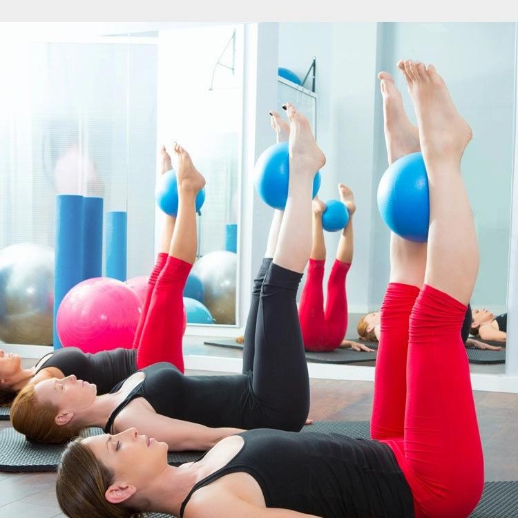 Lot 2 Mini Ballons Pilates 17-25 Cm Anti-Éclatement - Bleu & Rose | Yoga & Fitness