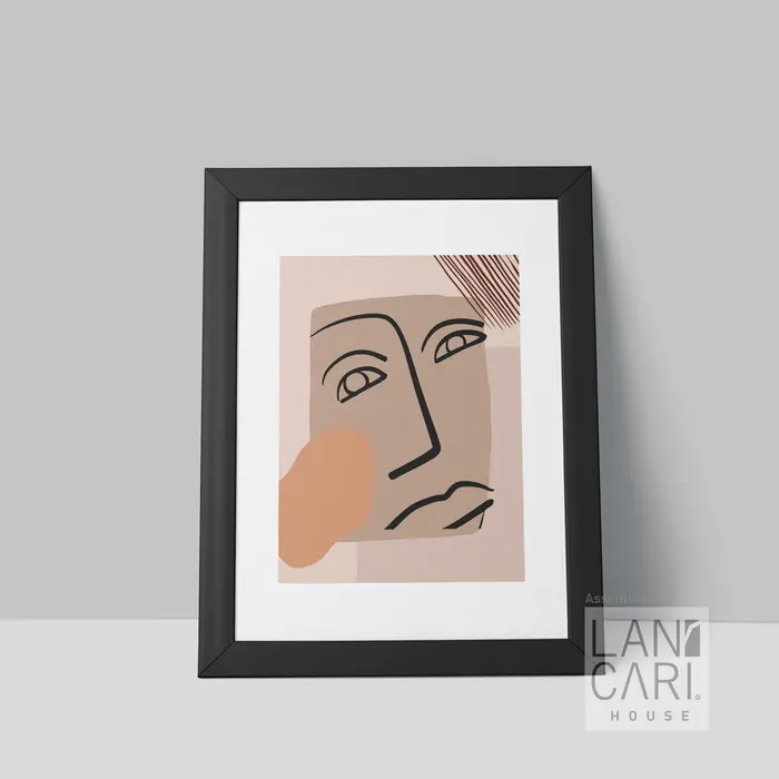 Gambar Lukisan Art Abstrak Minimalis Frame Hiasan Dinding Dekorasi Wallpaper - Putih dari LANCARI Kota Administrasi Jakarta Pusat 5 Tokopedia
