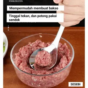 SENDOK BAKSO ANTI LENGKET / MEAT BALL MOLD CETAKAN BAKSO serbaguna