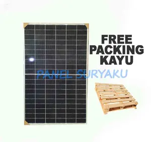 Solar Panel Mono 340wp / 340wp Monocrystalline Free Packing Kayu