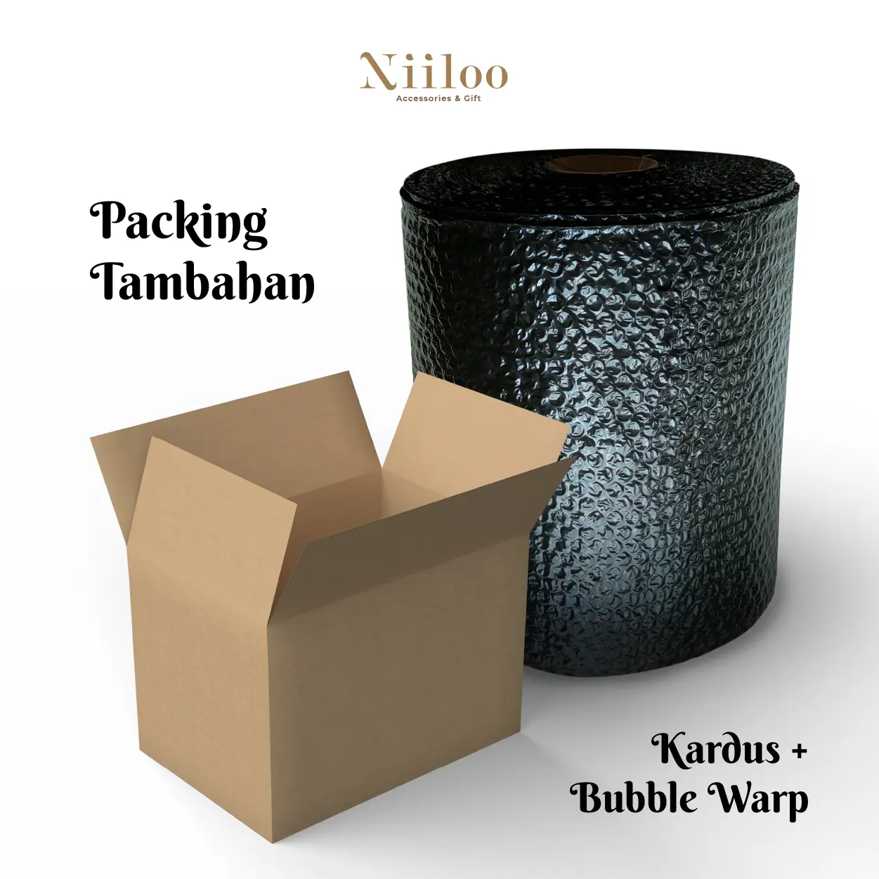 Packing Tambahan Extra Bubble Warp & Kardus