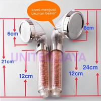 Gambar KEPALA SHOWER HEAD SHOWER ION FILTER 3 FUNGSI dari United Jaya Kota Administrasi Jakarta Pusat 2 Tokopedia