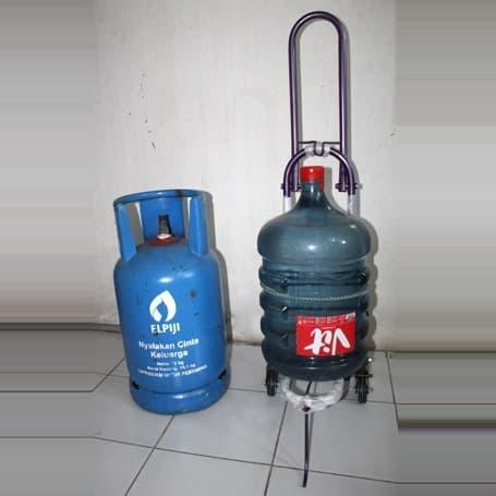 Gambar Handtruck 70 kg/Troli angkut barang/troli gas/galon/troli lipat dari MEGAH ALAM SEMESTA Kota Administrasi Jakarta Barat Tokopedia