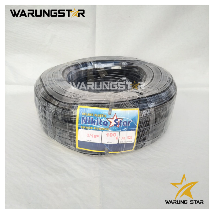 Gambar SELANG AERATOR HITAM PER ROLL 100 METER / SELANG HIDROPONIK dari warungstar Kota Tangerang Tokopedia