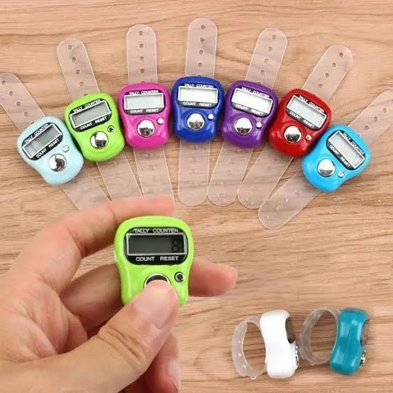 Alat Hitung Digital Tasbih Jari Counter warna random