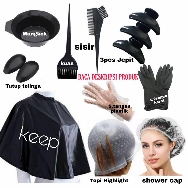 paket alat cat rambut - Shop | Tokopedia