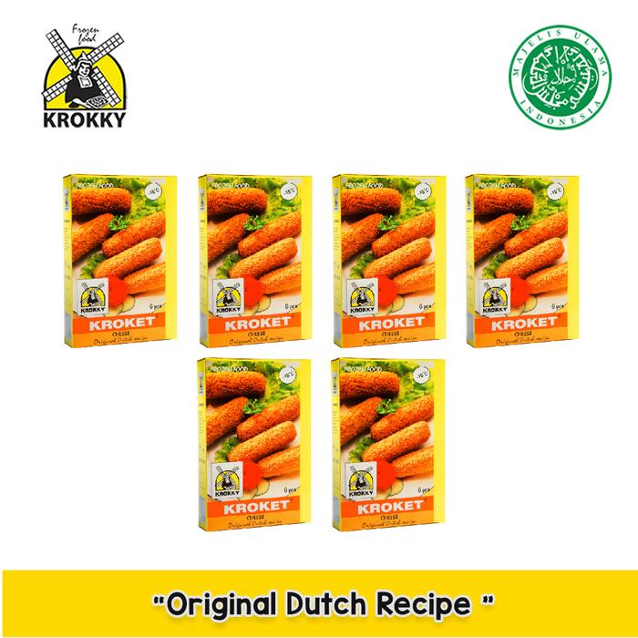 Gambar Krokky Kroket Cheese ( Keju ) pack of 6 dari Krokky Shop Kota Administrasi Jakarta Barat Tokopedia