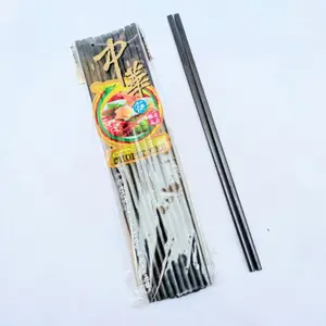 Sumpit melamine black/hitam bentuk segi 4,P 24cm.hrg perpack isi 20pc.