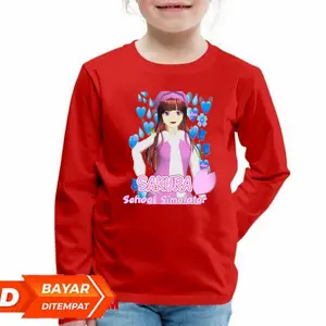 KAOS ANAK SAKURA SCHOOL SIMULATOR LENGAN PANJANG