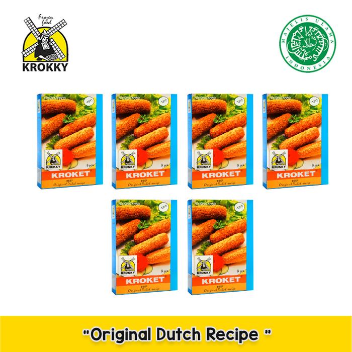 Gambar Krokky Holland Kroket Daging Sapi (Beef) pack of 6 dari Krokky Shop Kota Administrasi Jakarta Barat Tokopedia