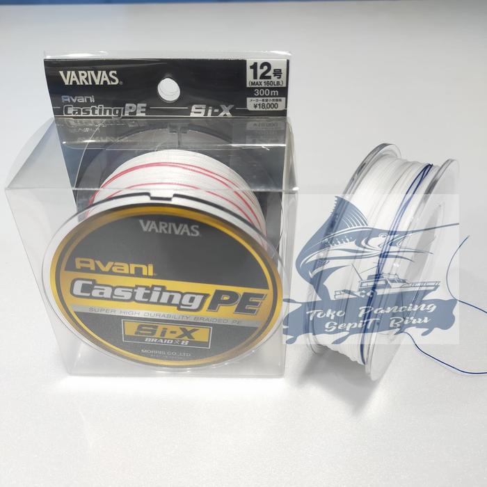 Jual SENAR VARIVAS AVANI CASTING PE SI-X PE 12 300M - Kota