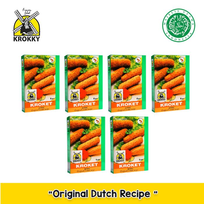 Gambar Krokky Holland Kroket Udang (Shrimp) pack of 6 dari Krokky Shop Kota Administrasi Jakarta Barat Tokopedia