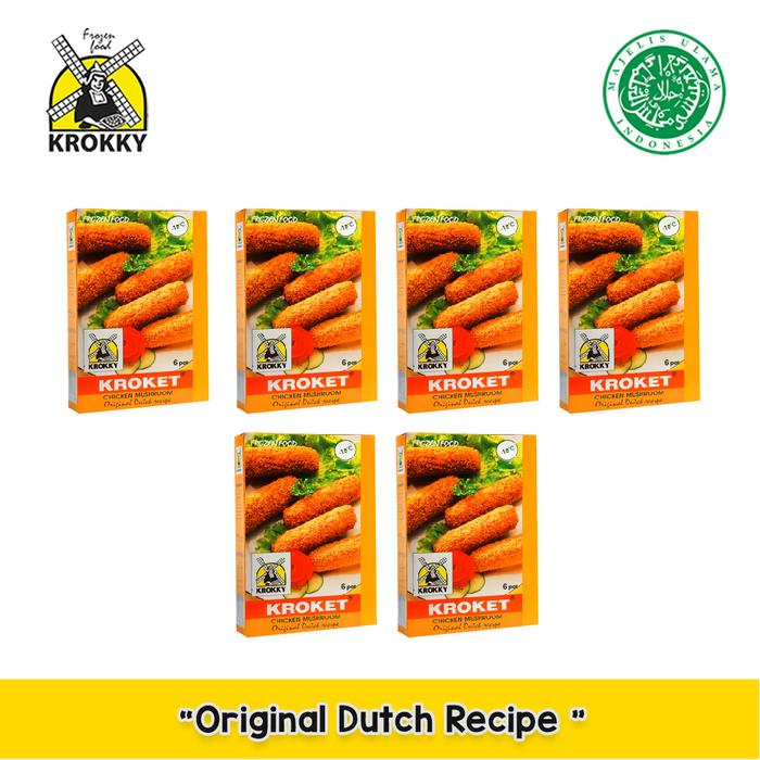 Gambar Krokky Kroket Ayam Jamur ( Chicken Mushroom ) pack of 6 dari Krokky Shop Kota Administrasi Jakarta Barat Tokopedia