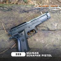 Gambar Mainan Pistol Kokang Warna Hitam 333-1 dari Planet Toys Indonesia Kota Surabaya 2 Tokopedia