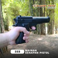 Gambar Mainan Pistol Kokang Warna Hitam 333-1 dari Planet Toys Indonesia Kota Surabaya 1 Tokopedia