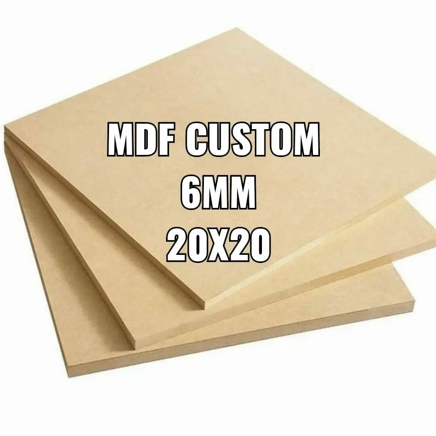 papan mdf custom 6mm 20x20