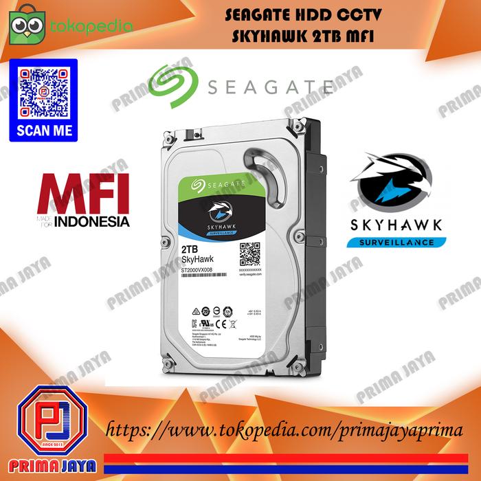 Gambar SEAGATE Skyhawk 2TB Harddisk Surveiliance 3.5" HDD CCTV MFI Sata dari PrimaJaya Toko Kota Manado Tokopedia