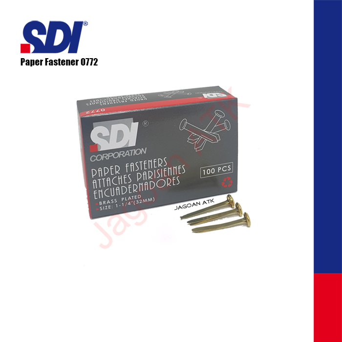 Gambar SDI 0772 Paku Belah 1.25" / File Fastener 1.25" dari SDI ZRM Indonesia Kota Administrasi Jakarta Barat Tokopedia