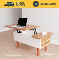 Gambar Decorunic Meja Tamu Modern 90x50 Coffee Table Minimalis Meja Laci dari Decorunic Kab. Jepara 3 Tokopedia