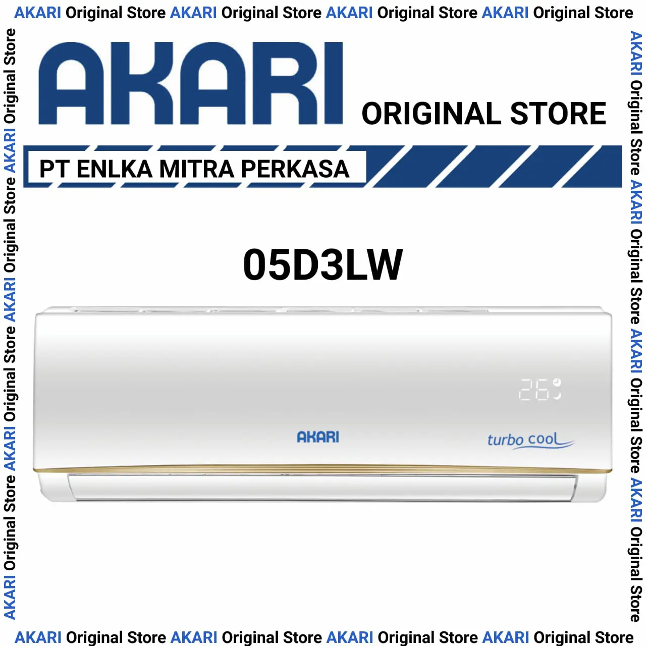 AC AKARI 1/2 PK A - 05D3LW AC AKARI 0.5 PK + PASANG INSTALASI