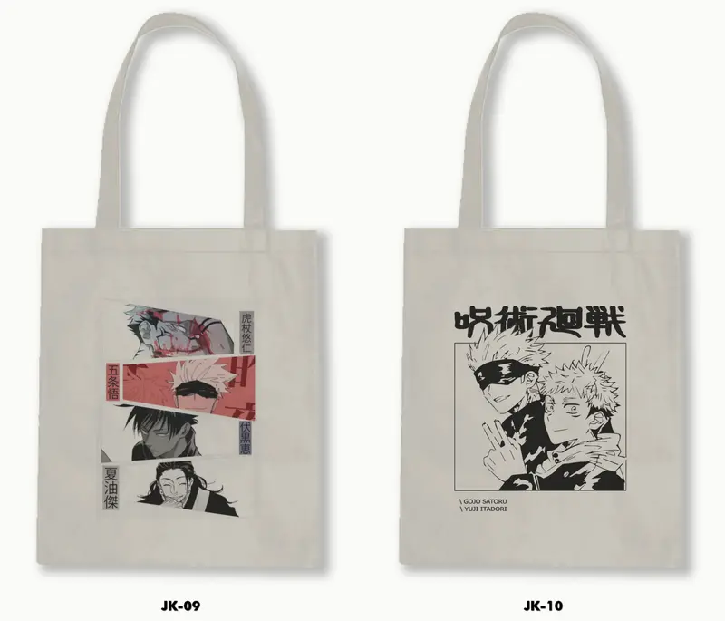 TOTE BAG BLACU - JUJUTSU KAISEN /ANIME/MANGA 4