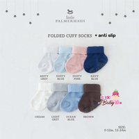 Gambar Little Palmerhaus Socks Folded Cuff With Antislip Kaos Kaki Bayi Anak - 12-24 bulan, Dusty Pink dari Berry Baby Kota Bandung 3 Tokopedia