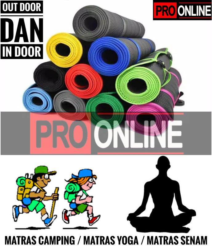 Matras spons camping. matras karet senam yoga. tikar kemah outdorr ...
