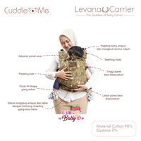 Gambar Cuddle Me Levana Carrier Gendongan Depan Gendongan Bayi Cuddleme - Motif A dari Berry Baby Kota Bandung 3 Tokopedia