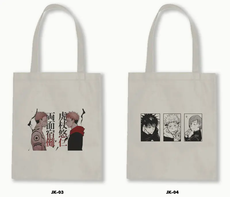 TOTE BAG BLACU - JUJUTSU KAISEN /ANIME/MANGA 1