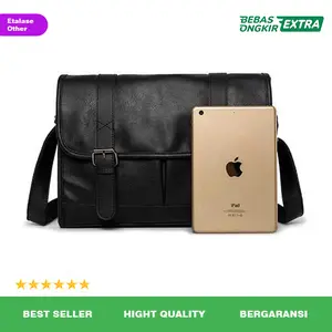 Tas Kerja Pria Tas Kantor Pria Tas Selempang Kulit Leather Messenger