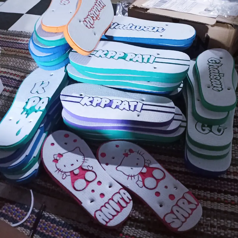 sandal jepit ukir swallow custom nama bisa pesen sesuai keinginan 4