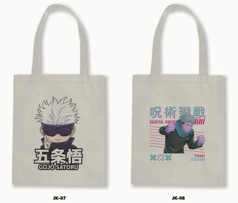 TOTE BAG BLACU - JUJUTSU KAISEN /ANIME/MANGA 3