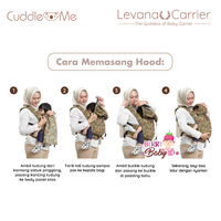 Gambar Cuddle Me Levana Carrier Gendongan Depan Gendongan Bayi Cuddleme - Motif A dari Berry Baby Kota Bandung 5 Tokopedia