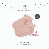 Gambar Little Palmerhaus Socks Folded Cuff With Antislip Kaos Kaki Bayi Anak - 12-24 bulan, Dusty Pink dari Berry Baby Kota Bandung 1 Tokopedia
