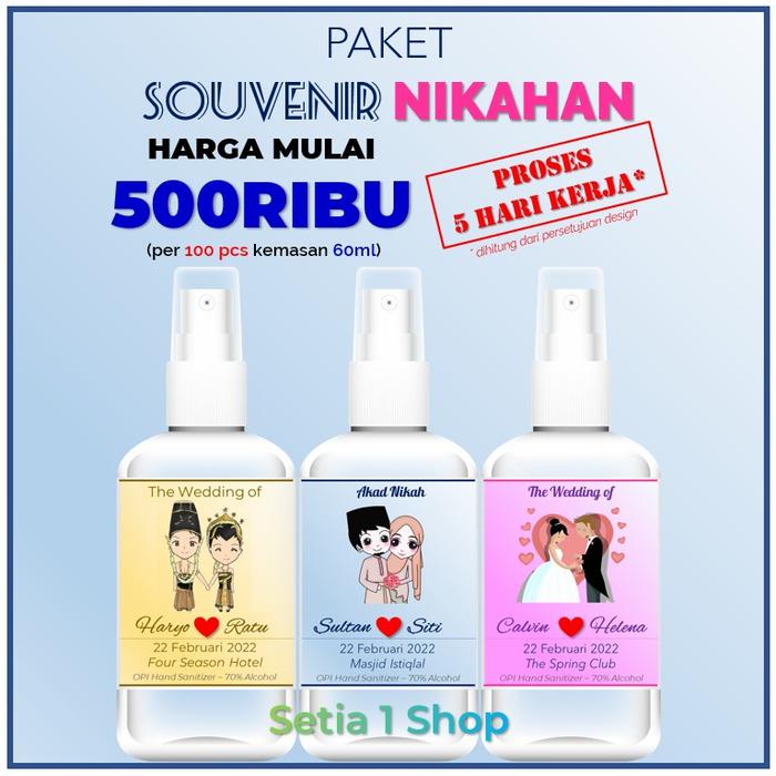 Gambar PAKET SOUVENIR Hand Sanitizer 60 ml Cair Spray Desain Custom Std WHO - lavender dari setia1.shop Kab. Tangerang Tokopedia