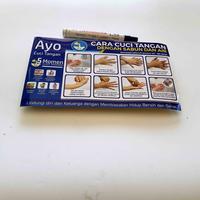 Gambar Stiker Cara Cuci Tangan (Baru) dari Sahabat Sejasa Kab. Sleman 3 Tokopedia