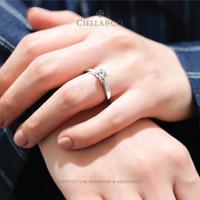 Gambar Cincin Solitaire Moissanite - 4 Prong Round Cut Engagement Ring - 5 dari Ciella and co Kab. Tangerang 4 Tokopedia