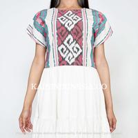 Gambar KI Dress Kinara Tenun Liora Pink - Hitam, 4 dari KainIndonesiaco Kota Administrasi Jakarta Timur 2 Tokopedia