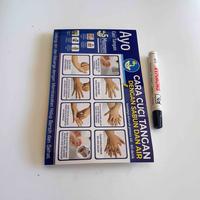 Gambar Stiker Cara Cuci Tangan (Baru) dari Sahabat Sejasa Kab. Sleman 4 Tokopedia