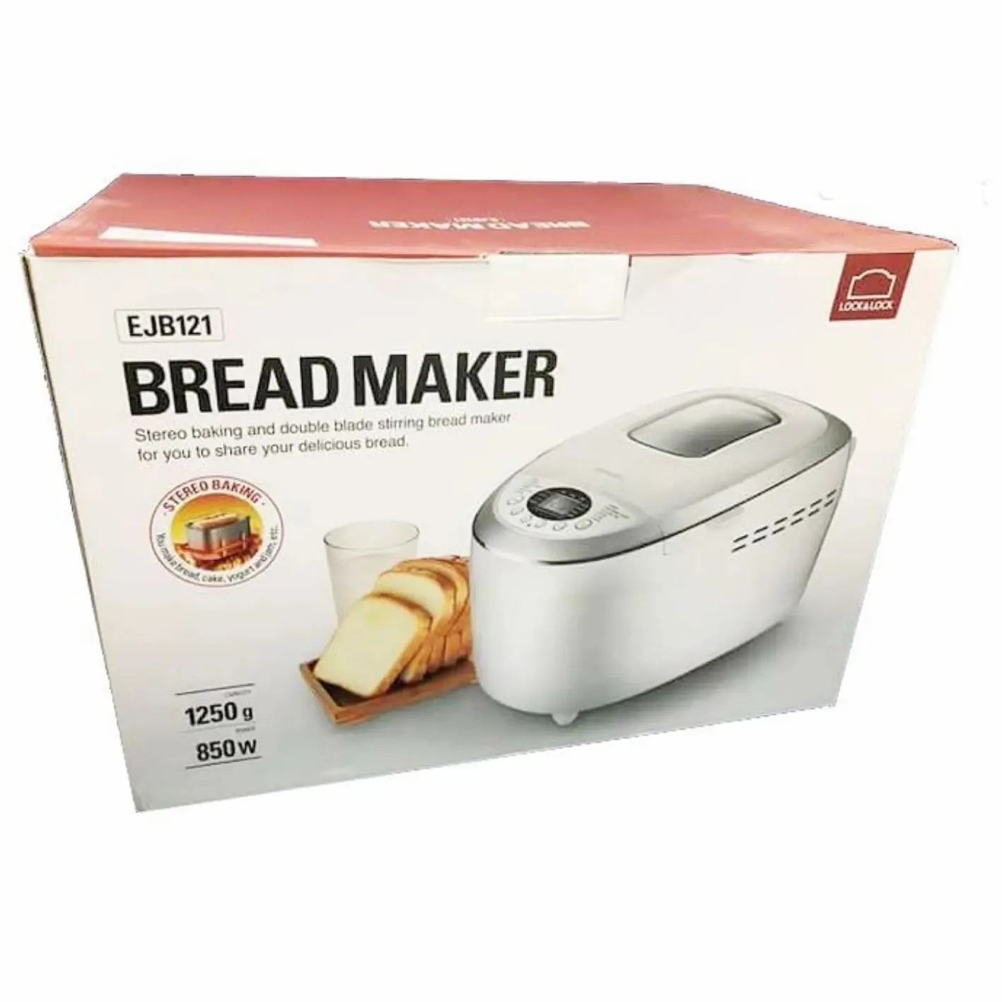 Bread Maker Mesin Pembuat Roti Lock n Lock EJB 121 Ori Garansi Resmi
