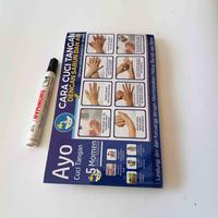 Gambar Stiker Cara Cuci Tangan (Baru) dari Sahabat Sejasa Kab. Sleman 2 Tokopedia